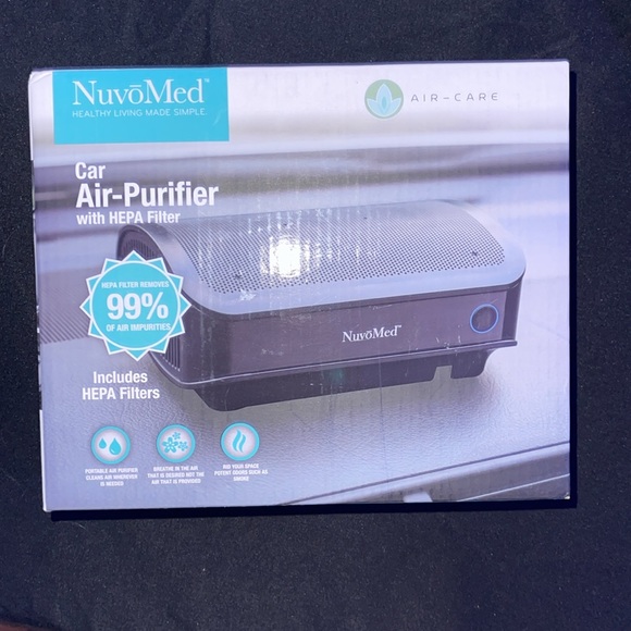 NuvoMed Other Nwt Nuvomed Car Airpurifier With Hepa Filter Poshmark